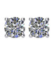 1/2 CT TW Round Diamond Stud Earrings