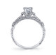 Vintage 0.25 Ct Tw Diamond Engagement Ring