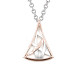 Silver & Rose Gold Silver Necklace