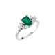 Emerald & Diamond Ring