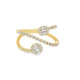 18kt Yellow Gold Diamond Fashion Ring