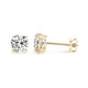 5 CTW 4-Prong Lab Grown Diamond Stud Earrings