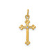 Diamond Budded Cross Pendant, 0.02 CTW