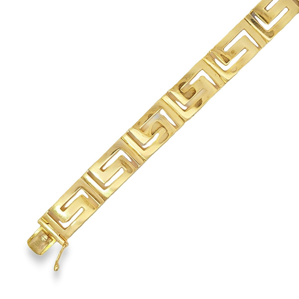 Gold Greek Key Bracelet | Princess Jewelry