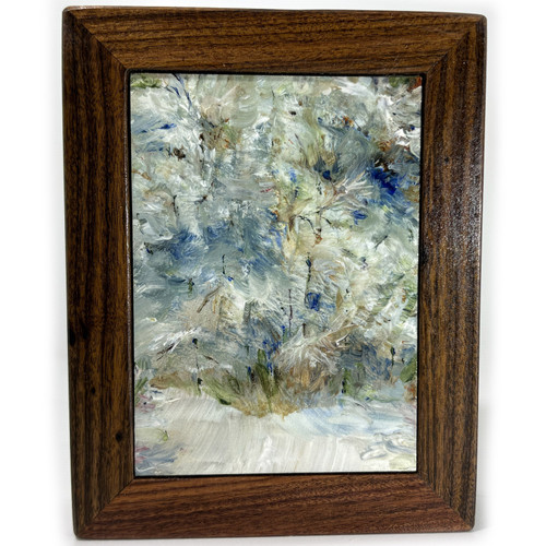 Miniature Acrylic Painting - Winter Trees