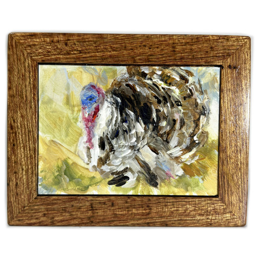 Miniature Acrylic Painting - Wild Turkey