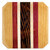 Exotic Wood Epoxy Coaster - Wenge, Purple Heart, Maple, Cherry