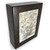 Miniature Acrylic Painting Winter Foliage with Exotic Wenge Hardwood Frame.