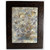 Miniature Acrylic Painting Winter Foliage with Exotic Wenge Hardwood Frame.