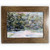 Miniature Acrylic Painting Winter Pine with Walnut Hardwood Frame