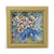 Metallic Gold Frame with Flower Bouqet Acrylic Painting