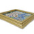 Metallic Gold Frame with Flower Bouqet Acrylic Painting