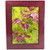 Miniature Acrylic Painting 'Wildflower' in Exotic Purple Heart Hardwood Frame