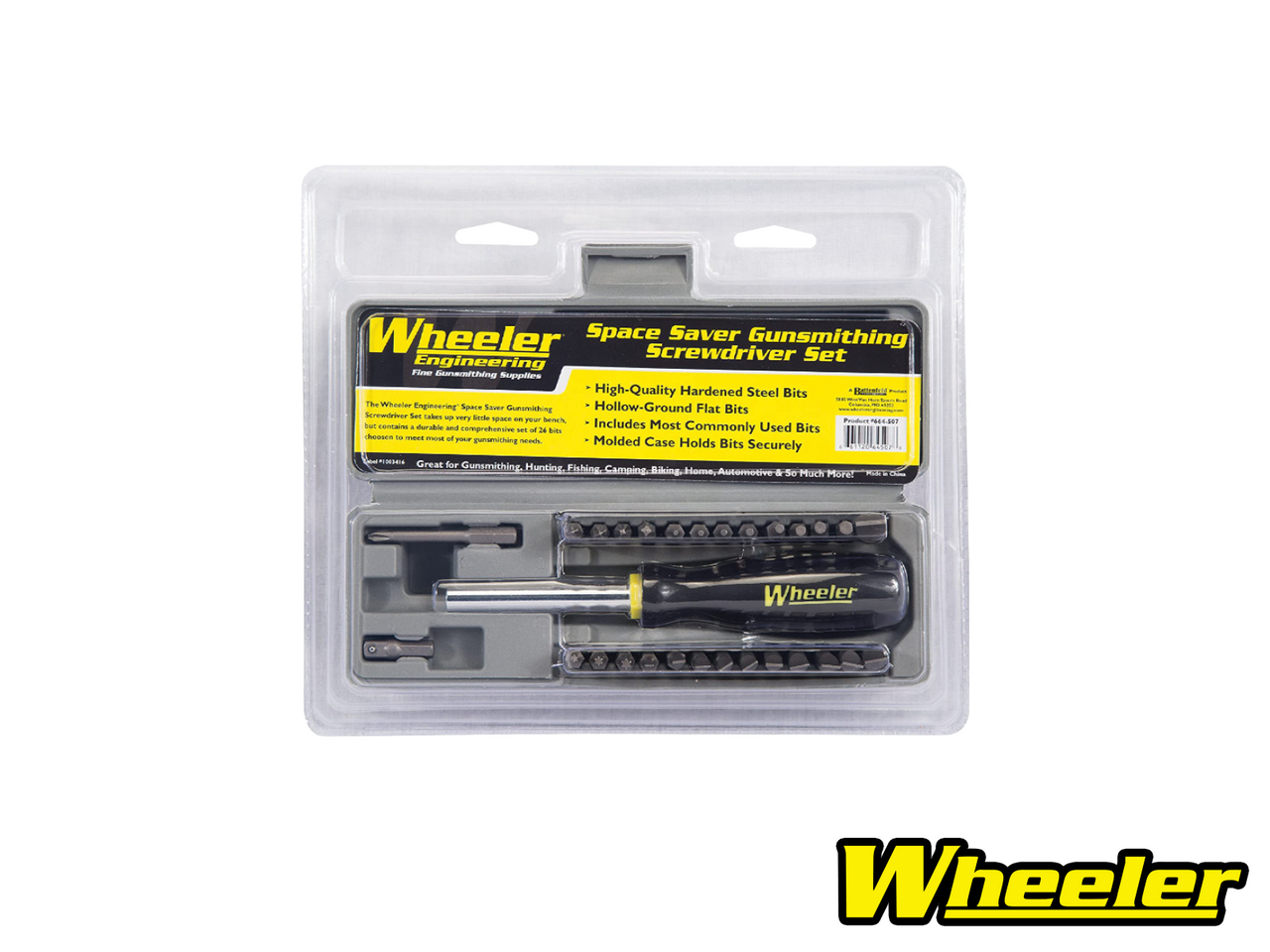 Wheeler Space Saver Gunsmithing Screwdriver Set Red Hawk Rifles