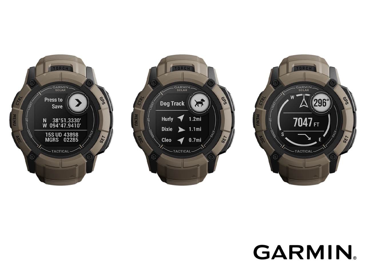 Garmin Instinct 2X Solar Tactical GPS Watch for Hunting