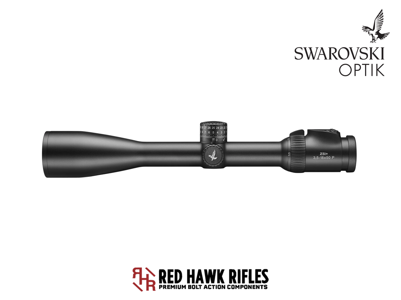 Swarovski Z5i+ | 3.5-18x50 4Wi Reticle | Red Hawk Rifles