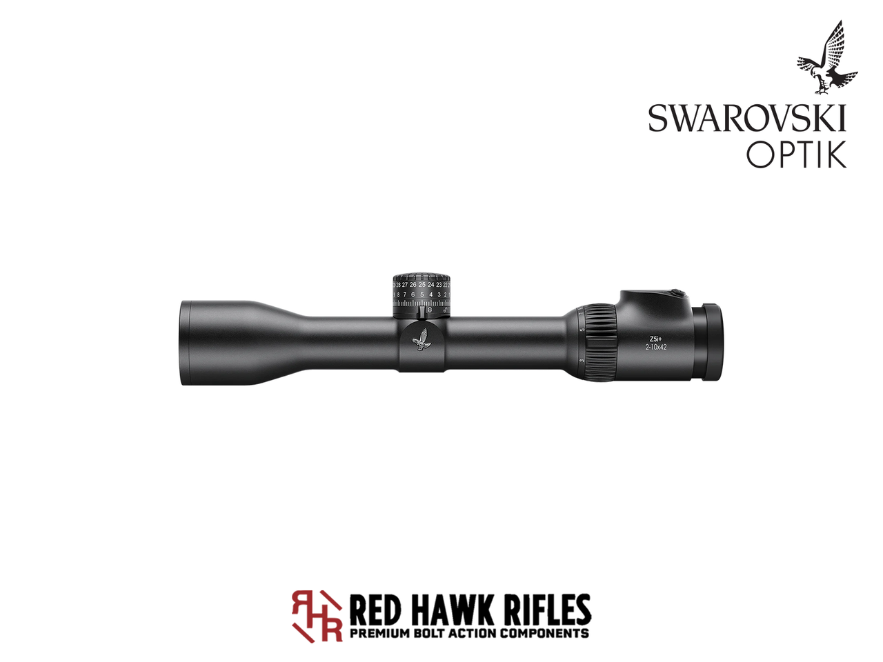 Swarovski Z5i+ | 2-10x42 Plex Reticle | Red Hawk Rifles
