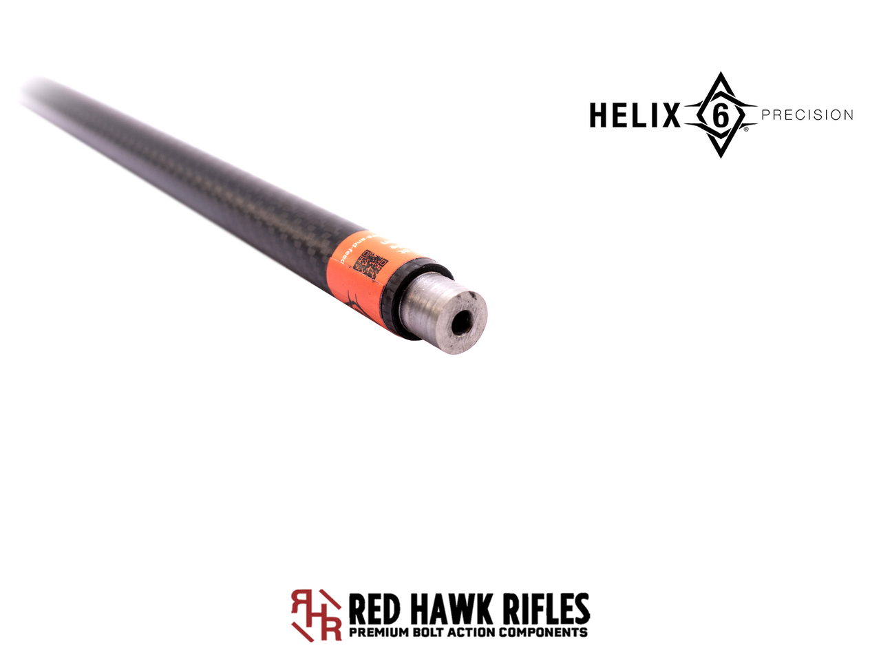 Helix 6 Carbon Fiber Barrel Blank .224 | Red Hawk
