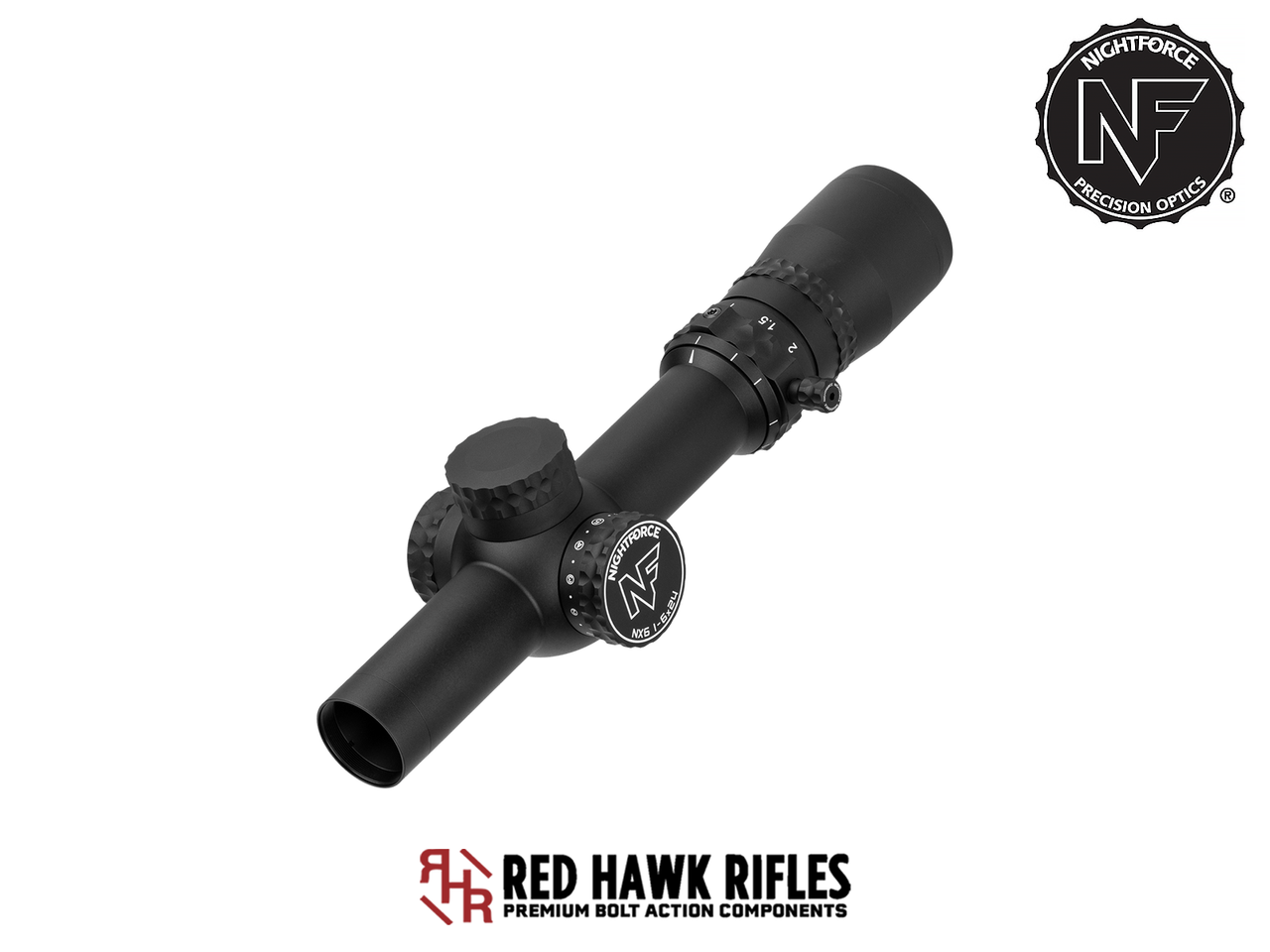 レンズ(単焦点) 069_Super Night Hawk 1 inch F0.95 Cmount PREORDER* Nightforce - NX6 Rifle Scope - 1-6x24mm F2 - Red Hawk Rifles