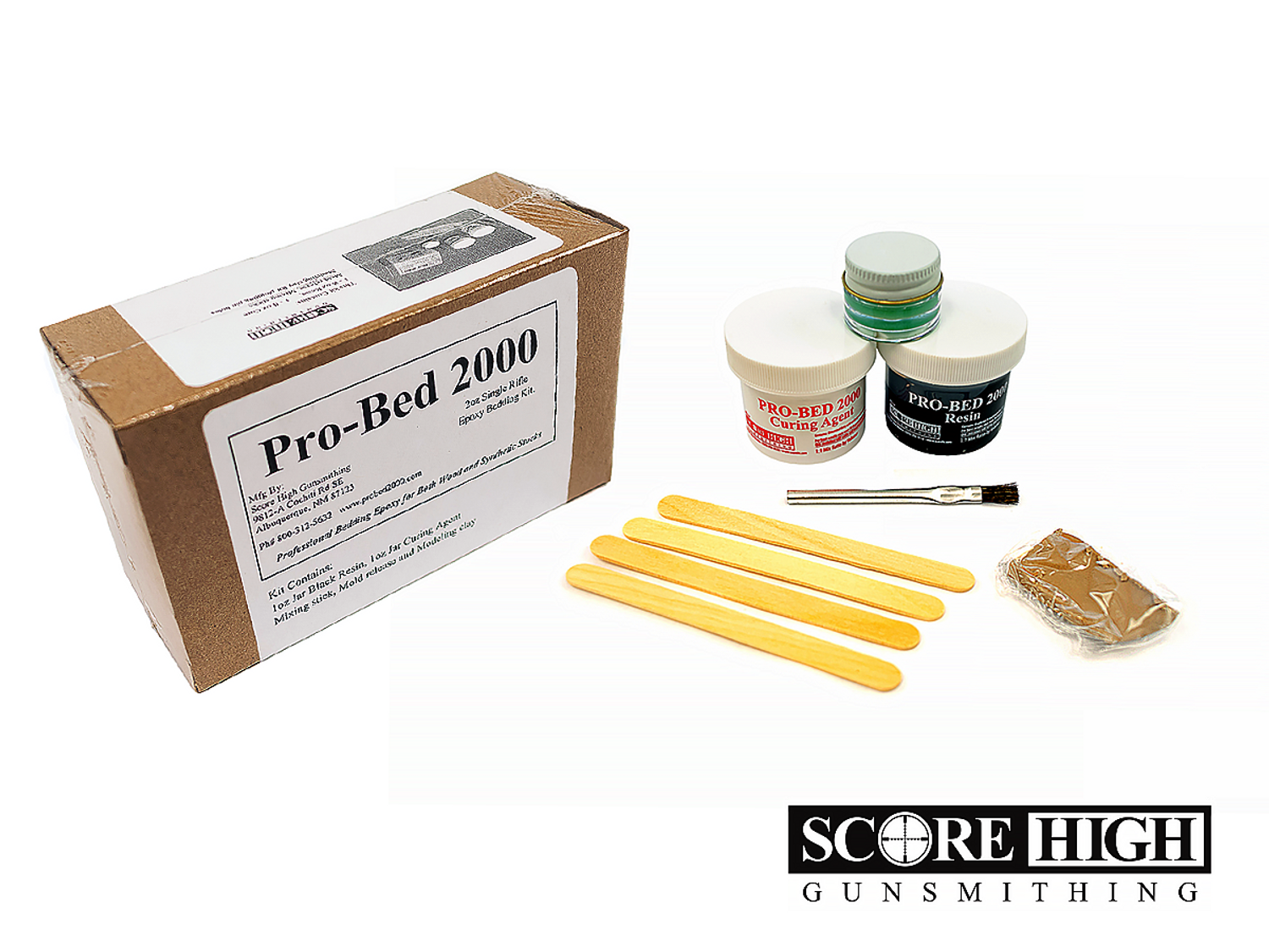 ProBed 2000 Single Rifle Bedding Kit Red Hawk Rifles