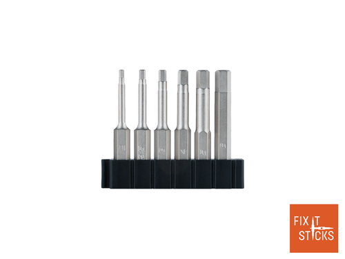 Fix It Sticks - 2" Bits Set 6pc (Metric Hex)