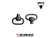 Grovtec - Push Button Sling Swivel Set - 1" Loop