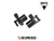 (GTSW235) GrovTec - QD/Flush Cup Mount (2ea) - Sling Swivel Stud Attachment - Full Rotation