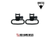 (GTSW02) GrovTec - Locking Swivels (2ea) - 1.25" - BLK