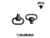(GTSW105) GrovTec - QD Swivel (2ea) - Heavy Duty - 1.00" - BLK NITRIDE