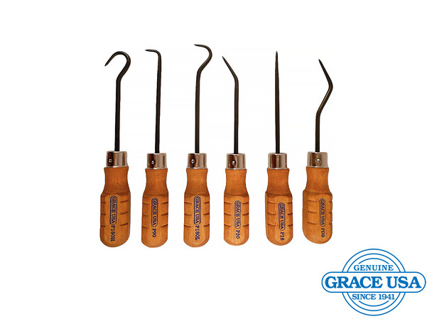 Grace USA 6 Piece Hook and Pick Set