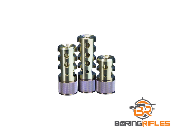 Boring Rifles - Self Timing Stainless Steel Muzzle Brake