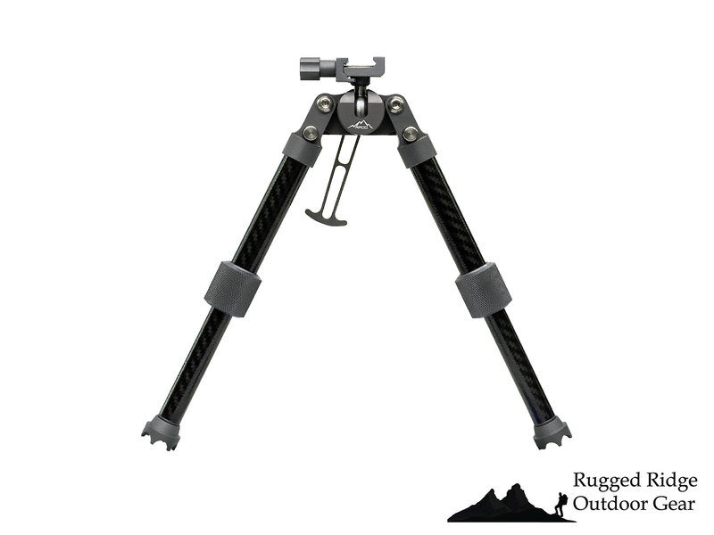 Rugged Ridge Carbon Fiber Extreme Bipod Red Hawk Rifles