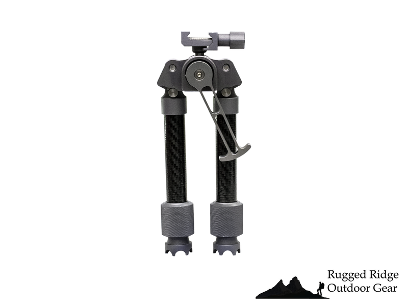 Rugged Ridge Carbon Fiber Extreme Bipod Red Hawk Rifles