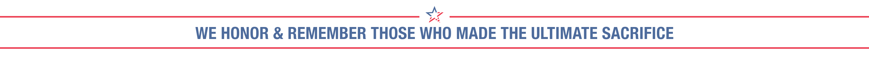 Memorial Day Banner