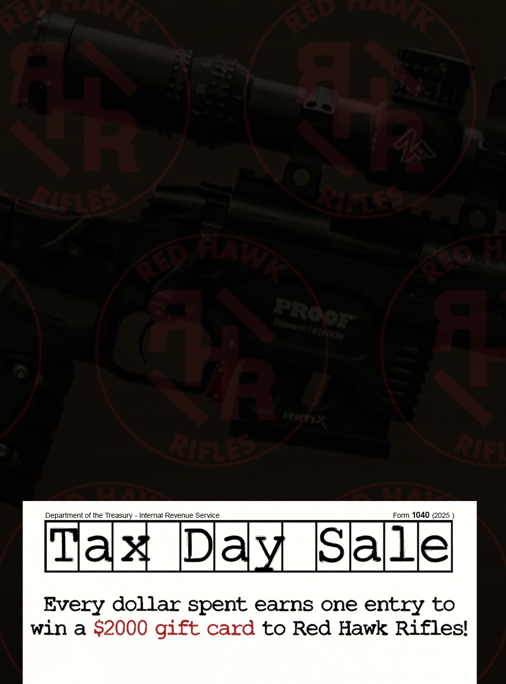 Tax Day Sale Mobile Banner