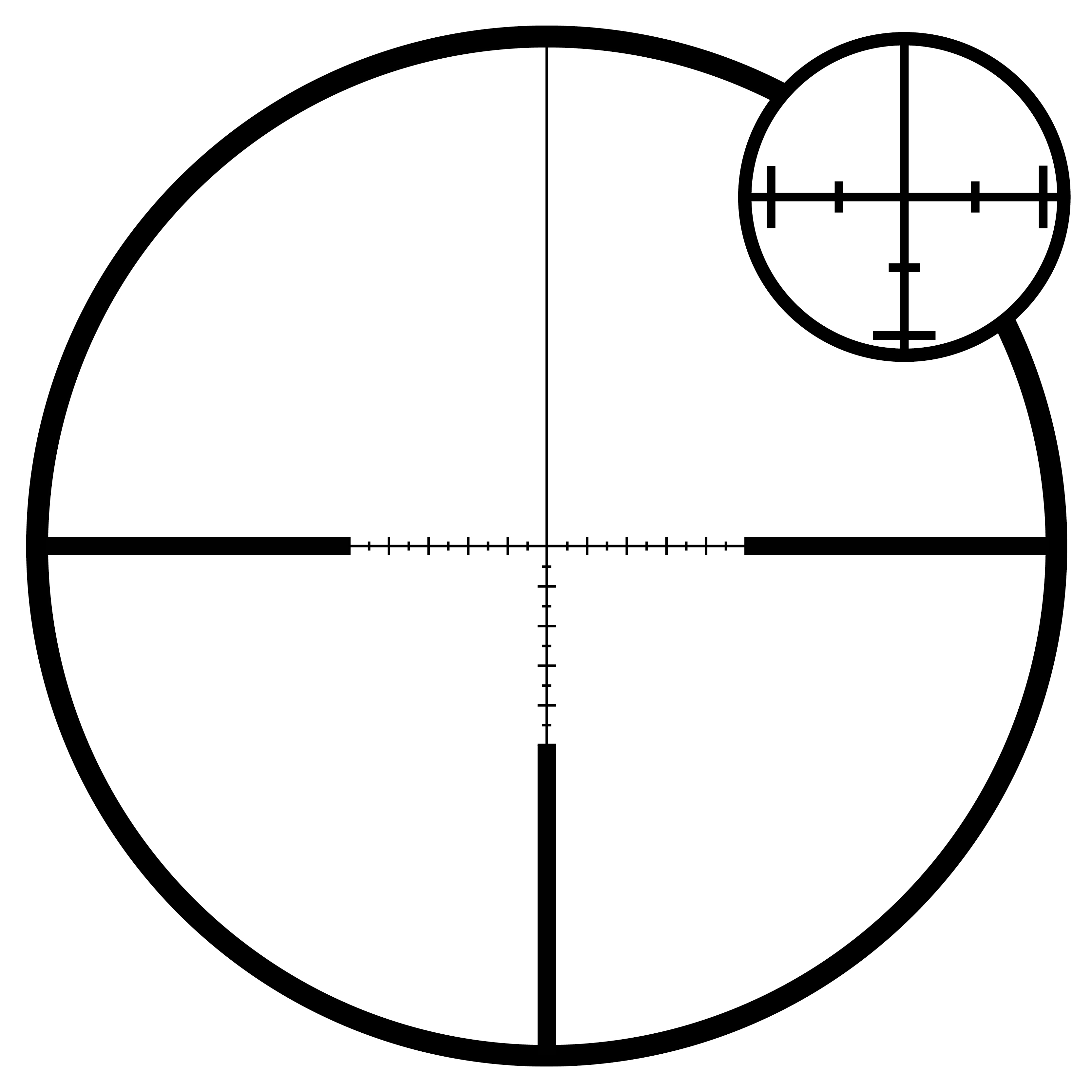 ZEISS V3 SHR Smart Hunting Reticle close-up diagram
