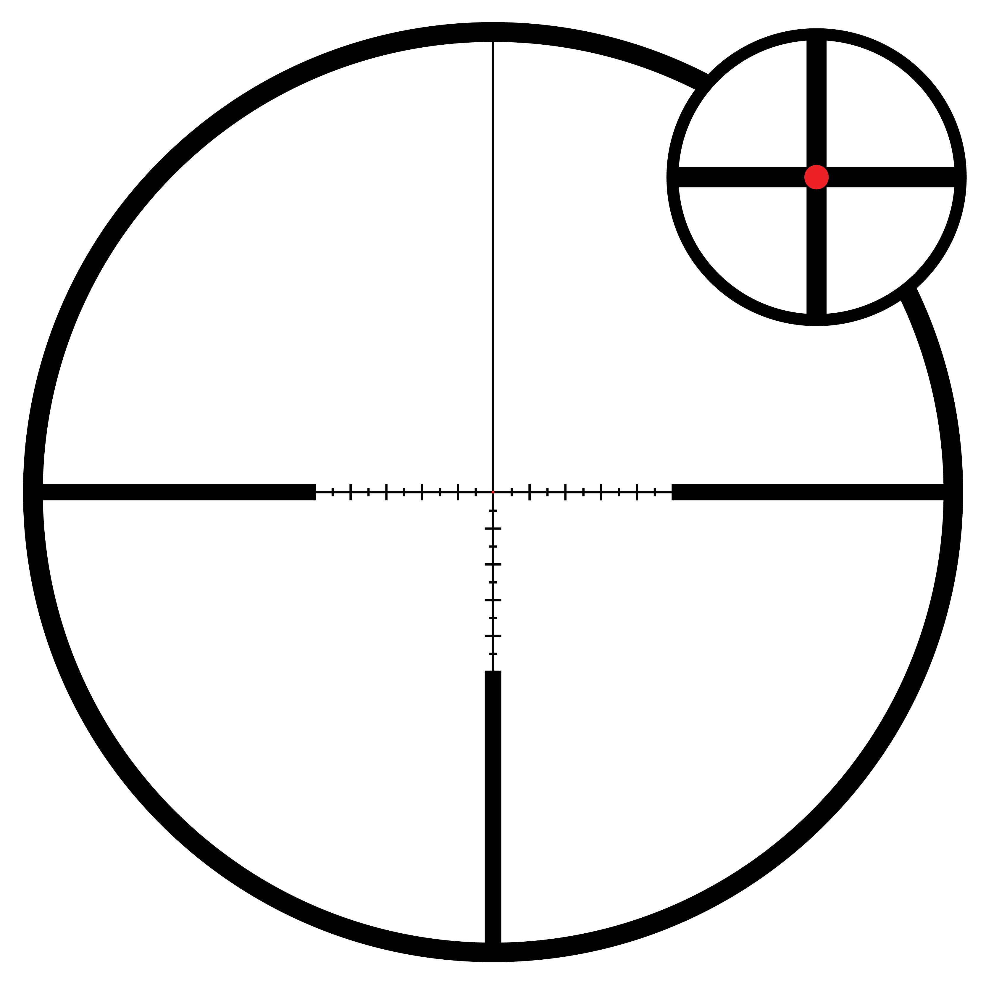 ZEISS V3 SHRi illuminated Smart Hunting Reticle close-up diagram