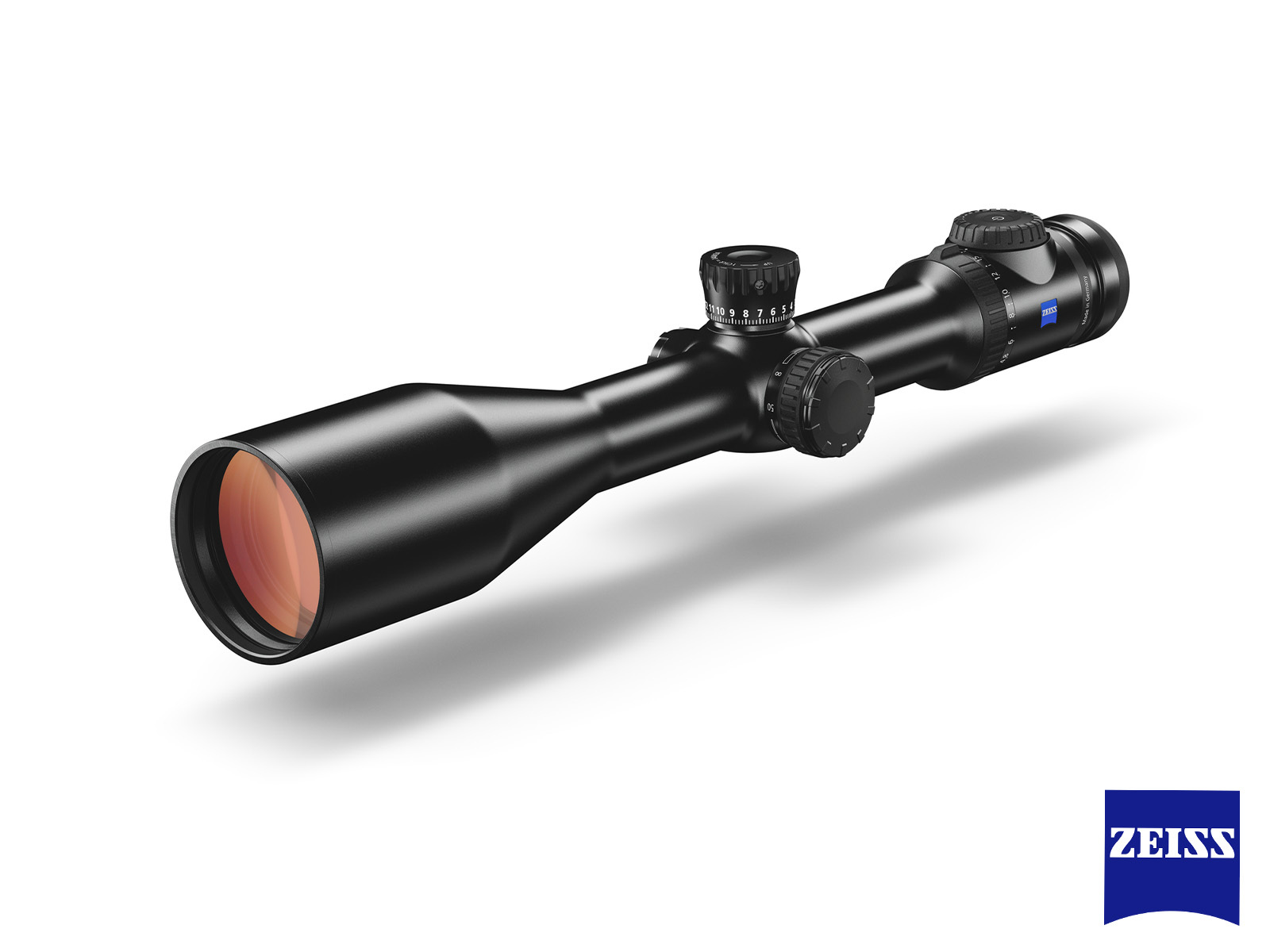 ZEISS V8 riflescope with Super-Premium SCHOTT FL glass optical system