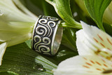 Kanilea Mau Loa band in Argentium Silver