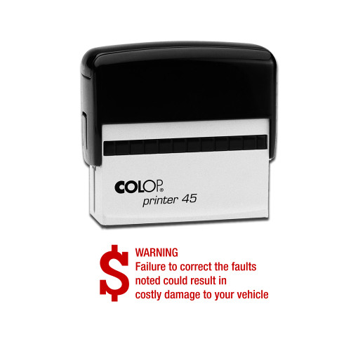 Damage Warning Stamp