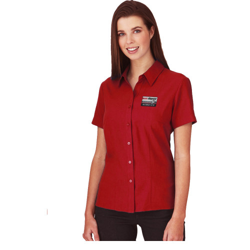 S/S Chili  Ezylin Blouse Size 10
