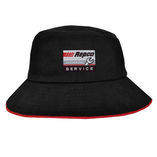 Bucket Hat Black/Red S/M