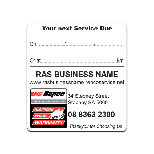 Warranty Label - Web