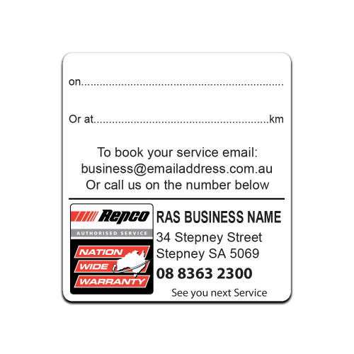 Warranty Label - Email