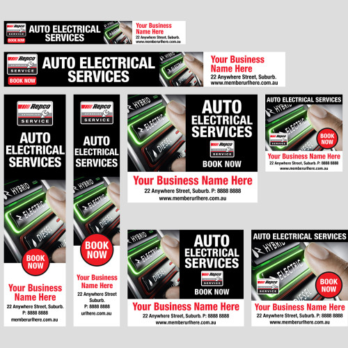 Auto Electrical  Banner Pack