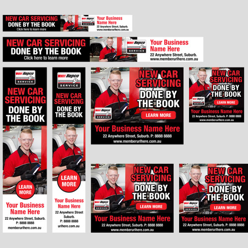 New Car Service Banner Pack