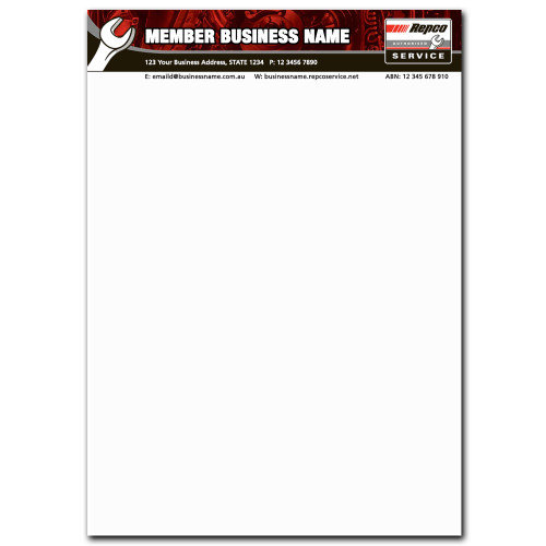 A4 Sheets Authorised Red