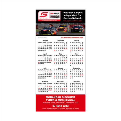 Magnetic Calendar Supercars
