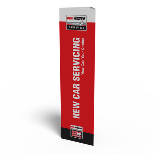 New Car Bollard Wrap