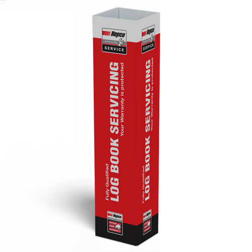 Log Book Bollard Wrap